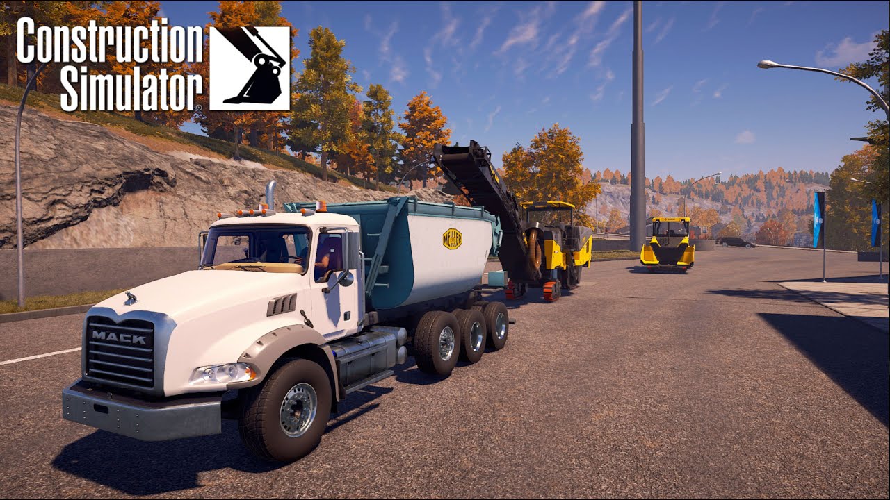 ОТРЕМОНТИРОВАЛ ДОРОГУ. CONSTRUCTION SIMULATOR