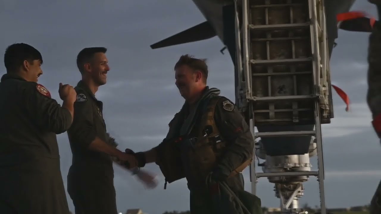 U.S. Air Force B-1B Lancer Bombers deployed to Andersen AFB, Guam