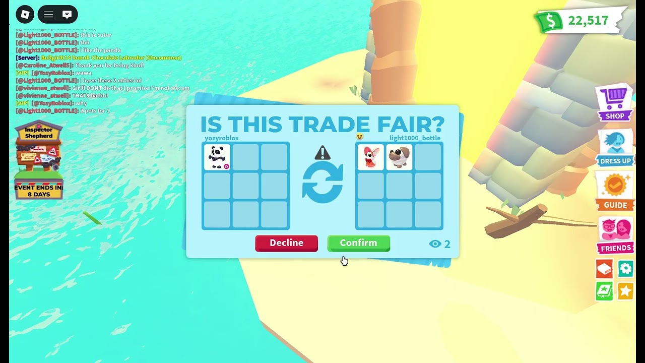 Trolling a scammer with an alt (Part 2) || Adopt Me