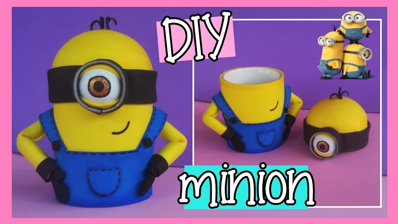 Ideas faciles como hacer un minion para guardar, decorar o regalar DIY