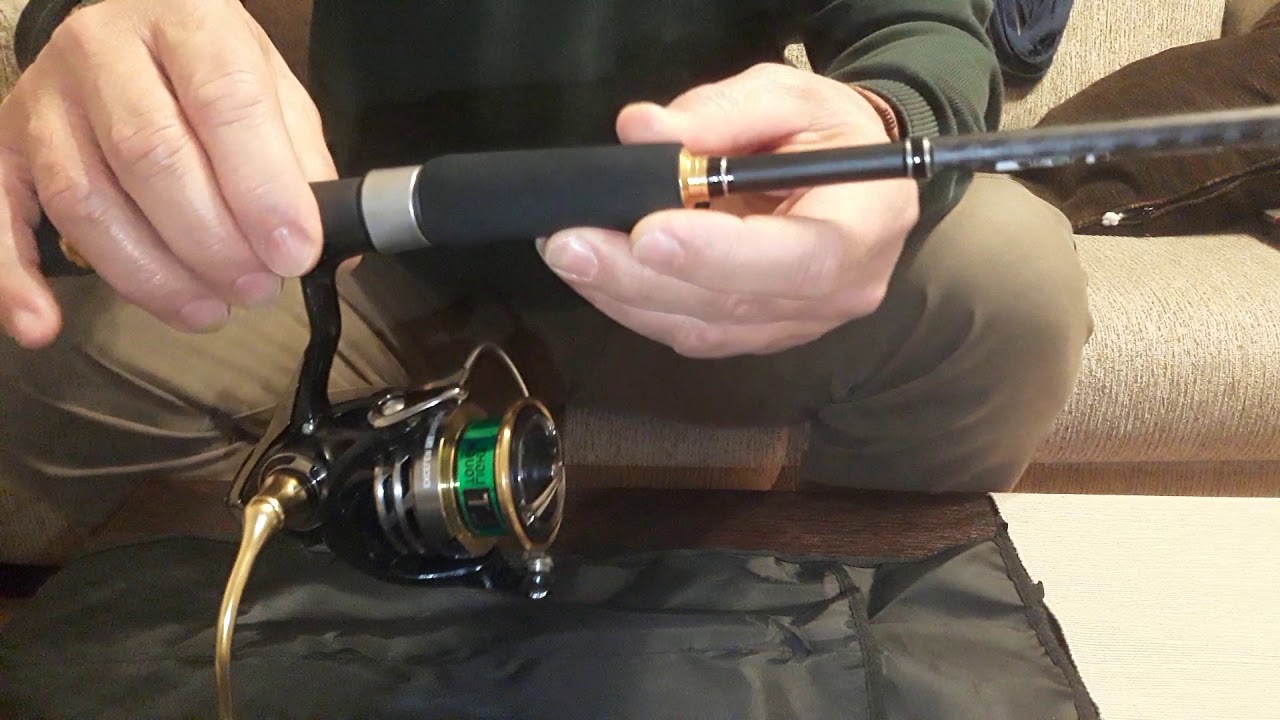 Daiwa Legalis 2.44 spin kamış, exceler 3000 cxh.  Tatlı suda ve denizde levrek ve turna avlarında..