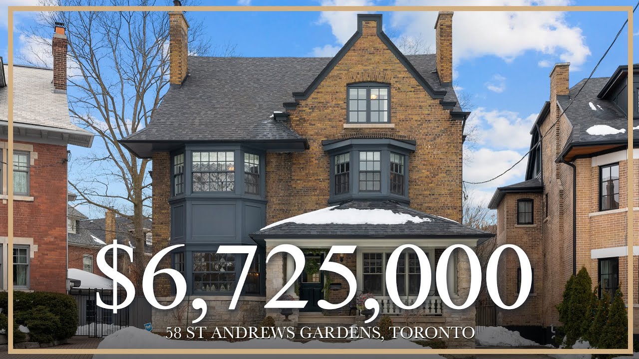 $6,725,000 - Nestled on the arc of a quiet, prime st in Rosedale - 58 St Andrews Gardens, Toronto