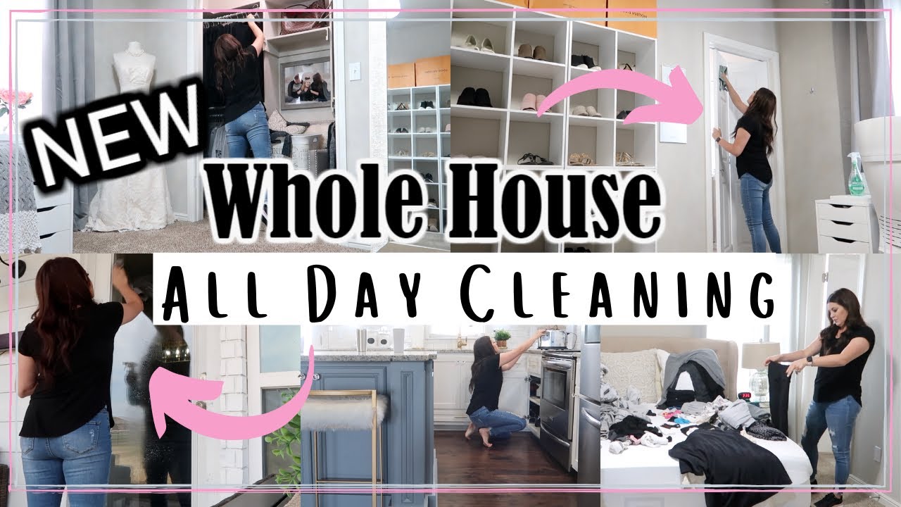 EXTREME WHOLE HOUSE CLEAN WITH ME | ALL DAY CLEAN WITH ME 2020 | Til Vacuum Do Us Part