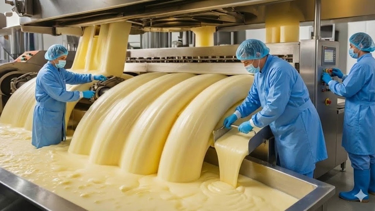 How Billion Tons of Butter Are Made - Massive Production Butter In Biggest Factory (Full Process)