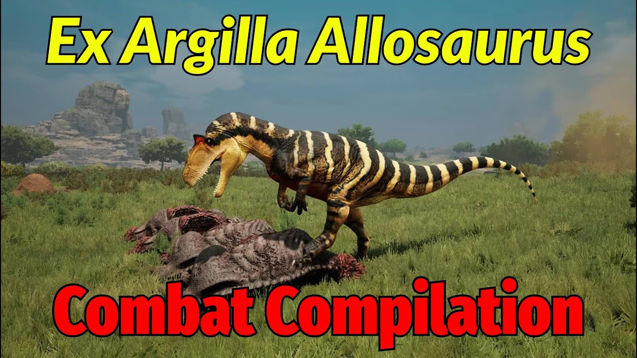 Ex Argilla's Allosaurus Combat Compilation