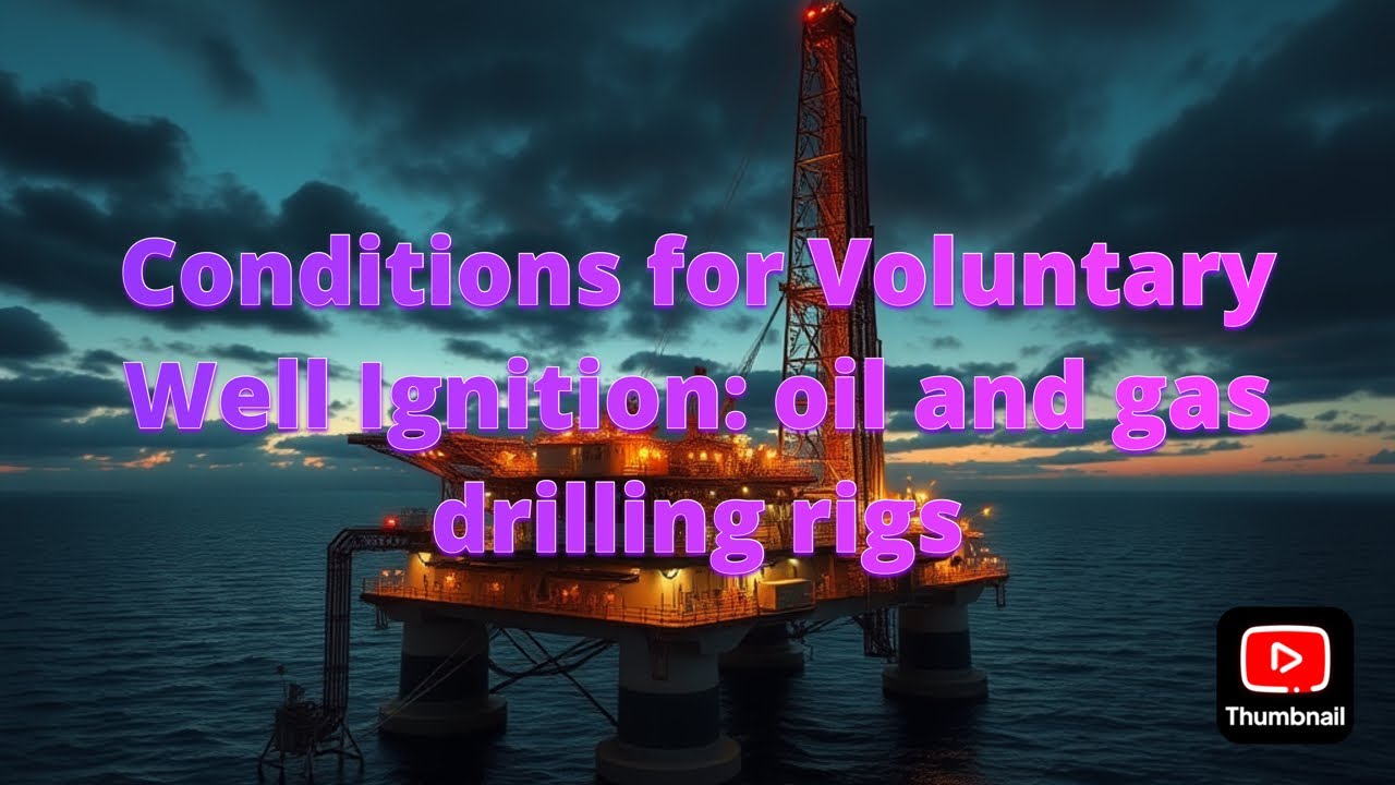 Conditions for Voluntary Well Ignition: Oil and Gas Drilling