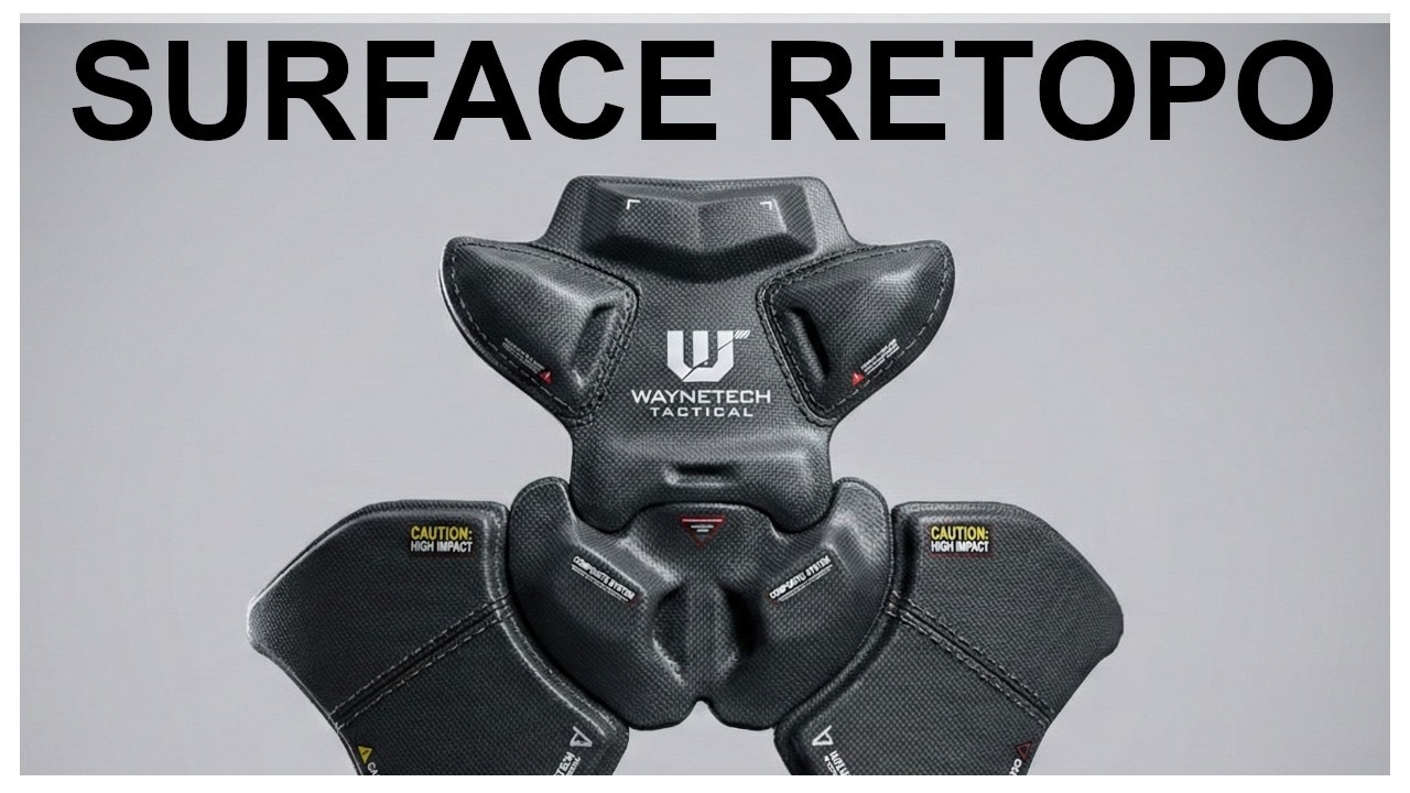 Retopology + Drawing Polygons -- Learn Polygon Modeling -- Part 10