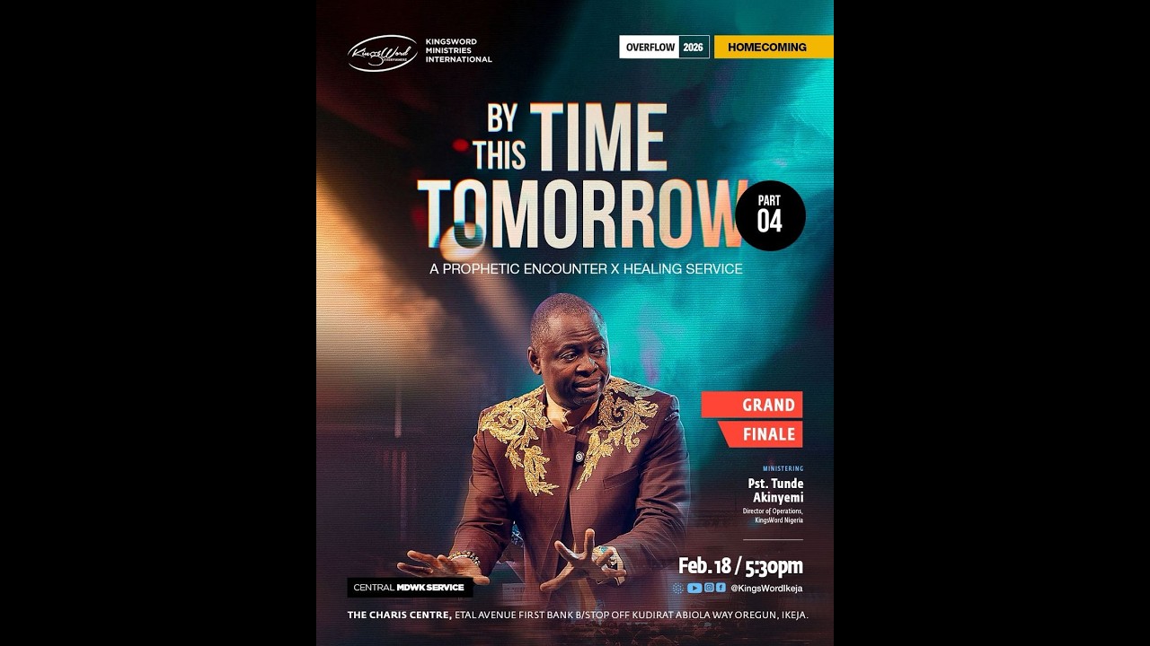 CENTRAL MDWK @CAMP DAVID | BY THIS TIME TOMORROW: A PROPHETIC ENCOUNTER SERVICE | 18TH FEB., 2026