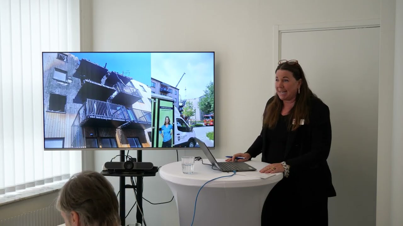 Presentation av utredningen om branden på Sparres väg i Bro