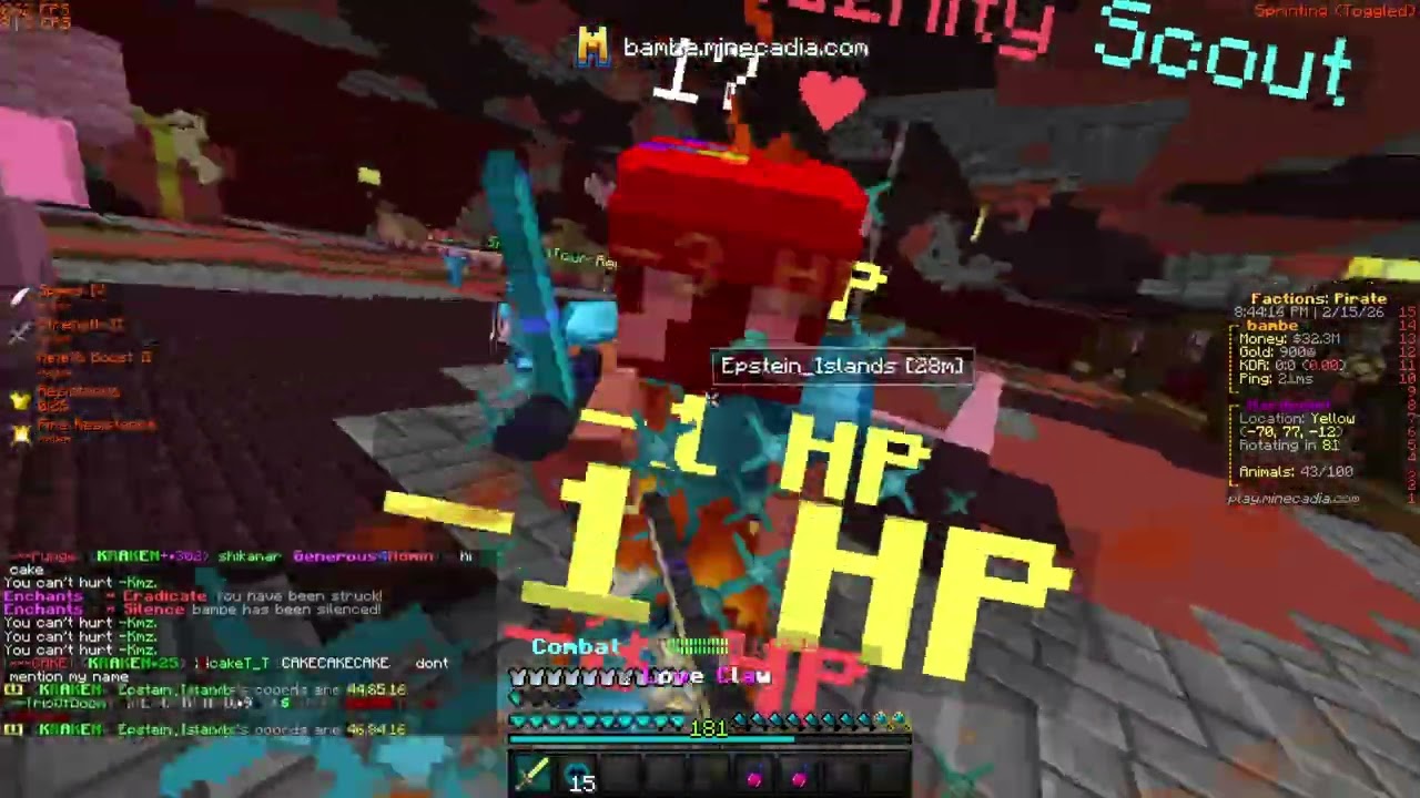 SO, I JOINED A RANDOM FACTION AND WE DOMINATED THE NETHER... (MINECADIA)