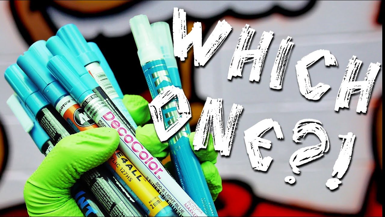 Comparing Different Paint Markers!