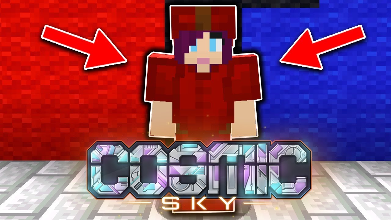 I've officially joined TEAM RED! | COSMIC SKY S3 #5 (Minecraft SKYBLOCK)