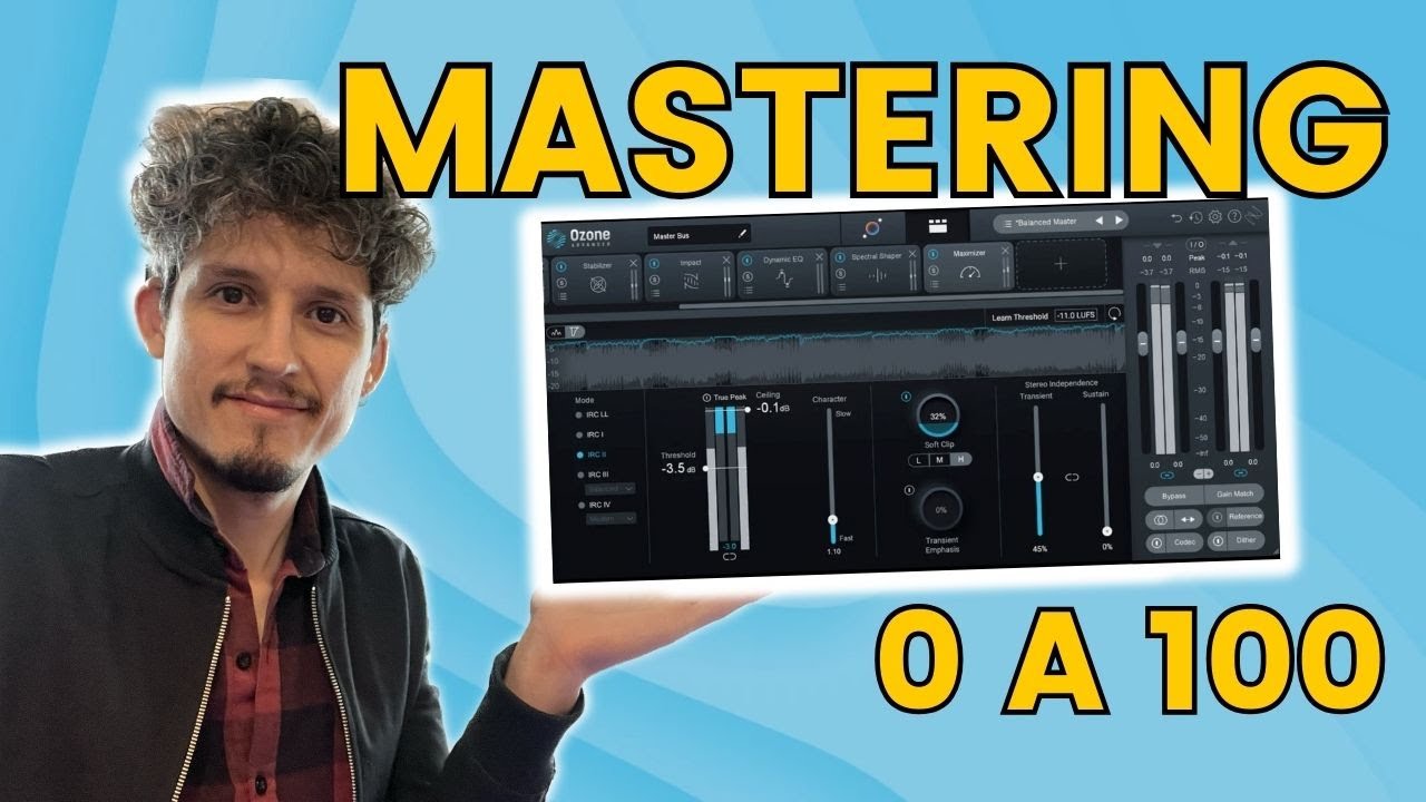 Mastering SOLO con  Izotope Ozone de INICIO A FIN + regalo!