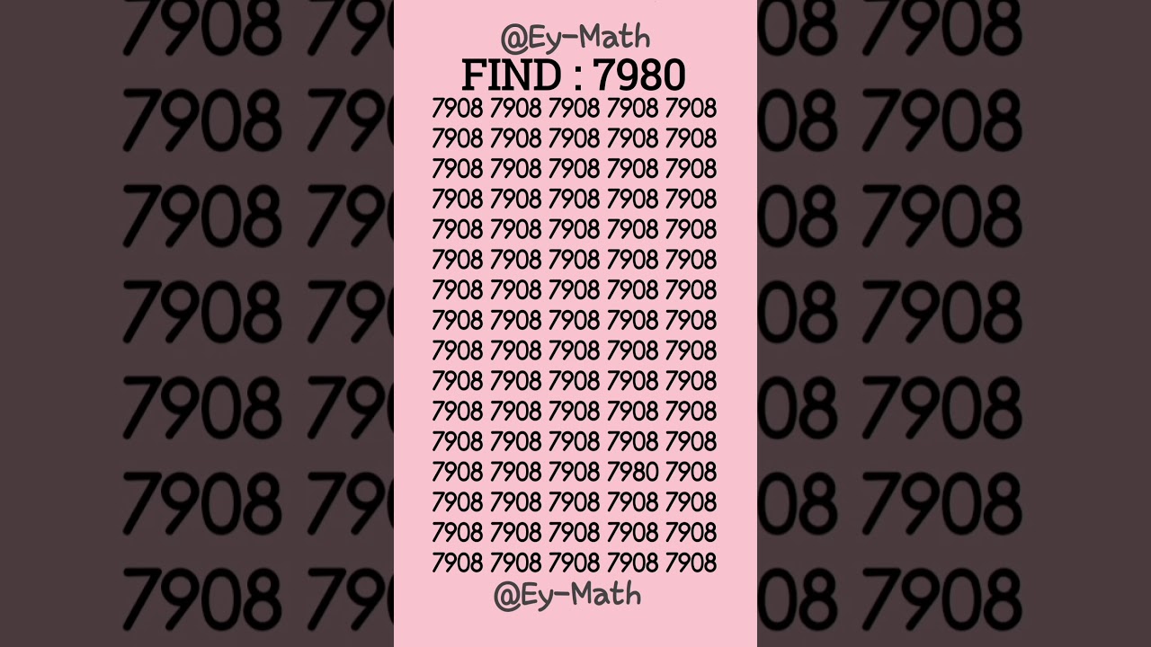 Locate the stray 7980 in just 10 seconds #fyp #fypシ゚ #fypyoutube #iq #shorts