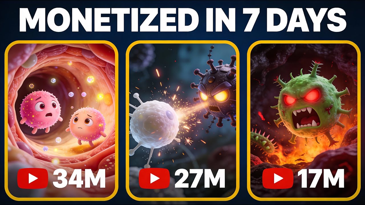 How This New Faceless HEALTH Channel Got  260M Views in 30 Days | Step-By-Step Guide
