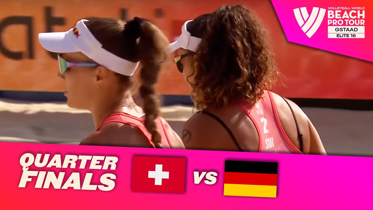 Anouk/Zoé vs. Ittlinger/Grüne - Quarter Final Highlights | Gstaad 2025 #BeachProTour