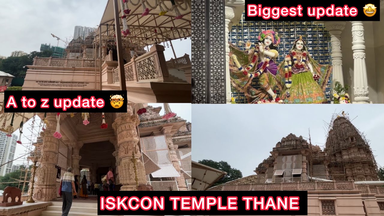 Thane Iskcon Temple Kaise Jaye 😍 || Thane Iskcon Mandir || Iskcon Temple Mumbai || Thane station 