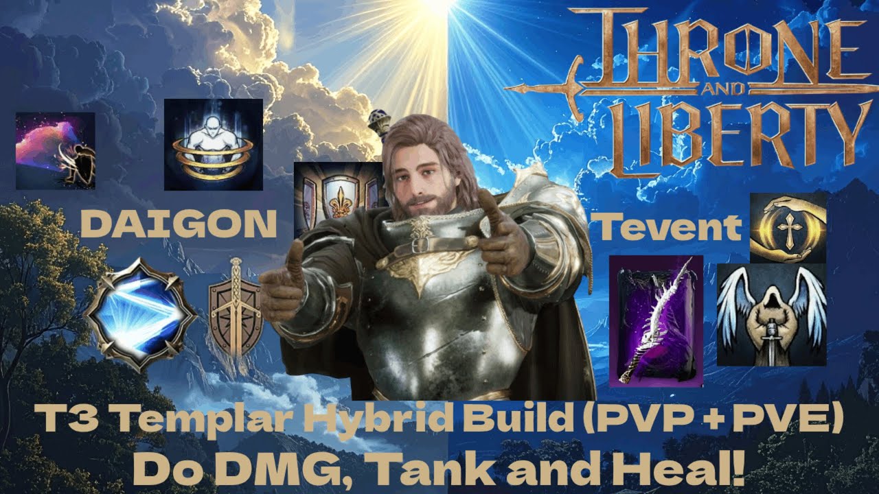 Гибридный билд T3 Templar (SNS/WAND) (PVP + PVE) — наносите урон, танкуйте и лечитесь! Обзор в Qu...