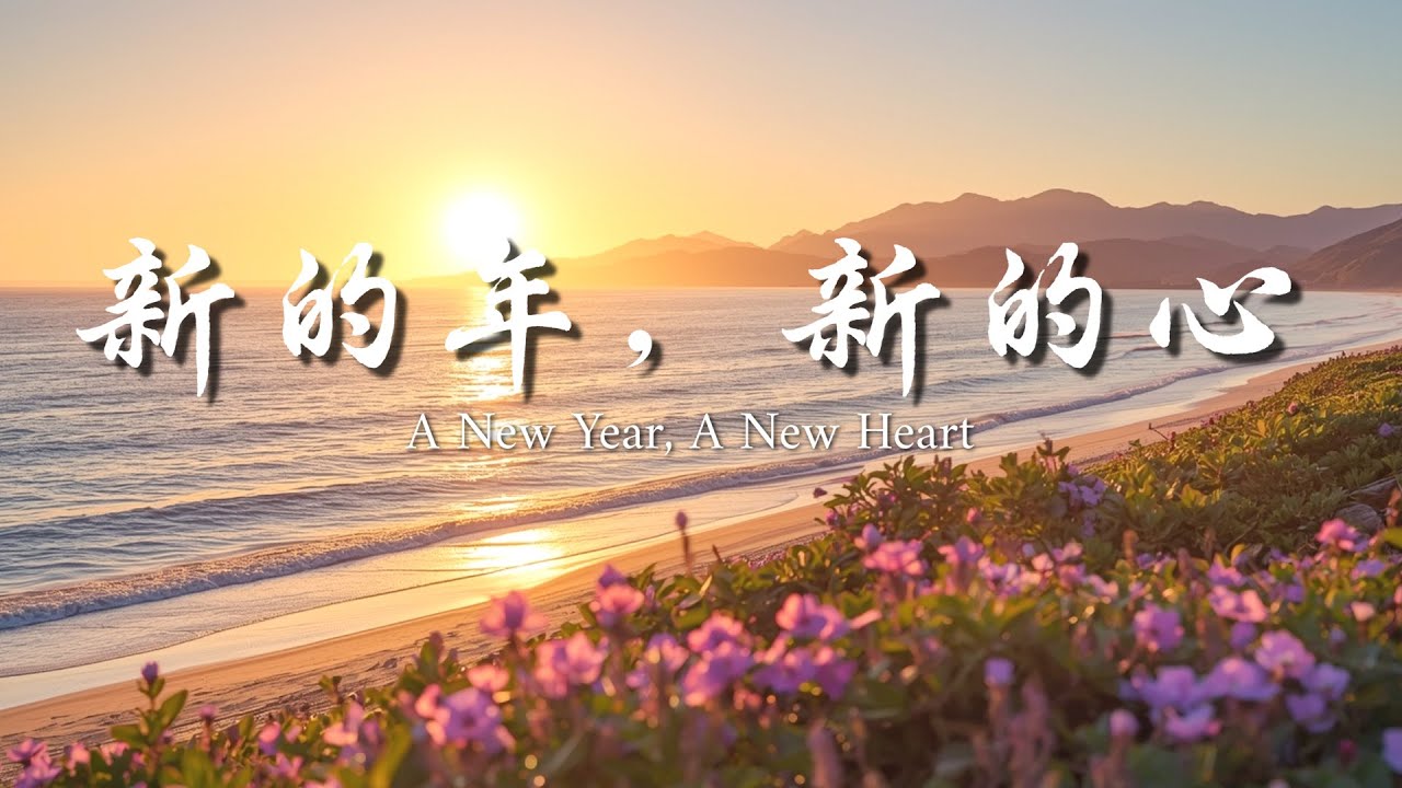 《新的年，新的心》｜新年敬拜詩歌｜在主同在中重新得力｜把這一年交在主手裡｜安靜靈修詩歌New Year Christian Song, Worship Song, Christian Music