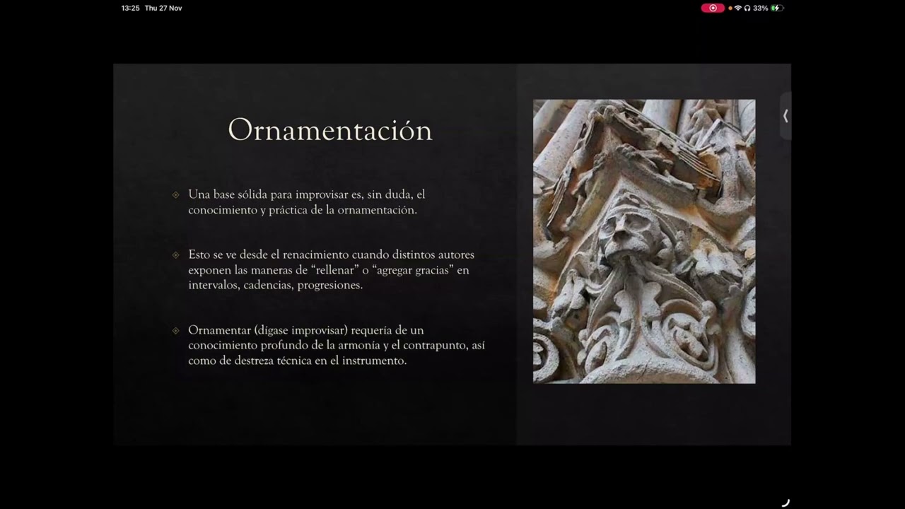 CORTES Improvisación en el Barroco