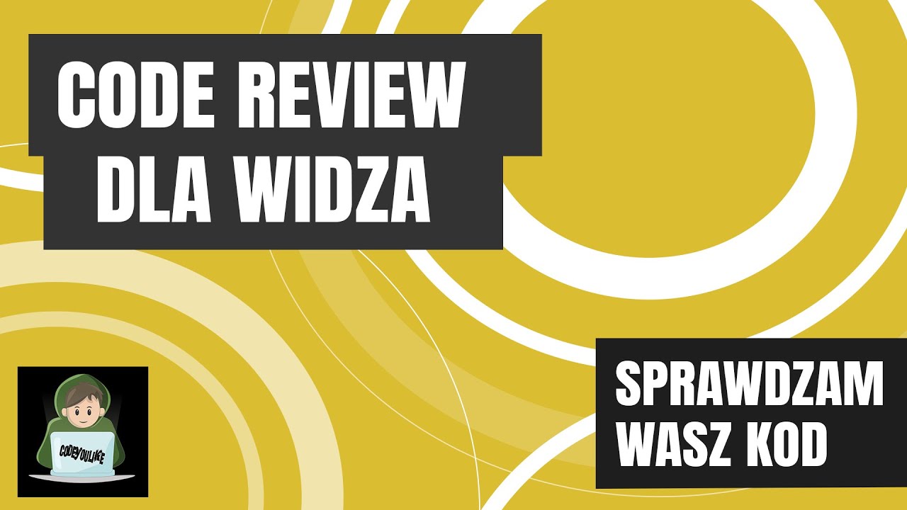 Code review dla widza. Sprawdzam wasz kod!