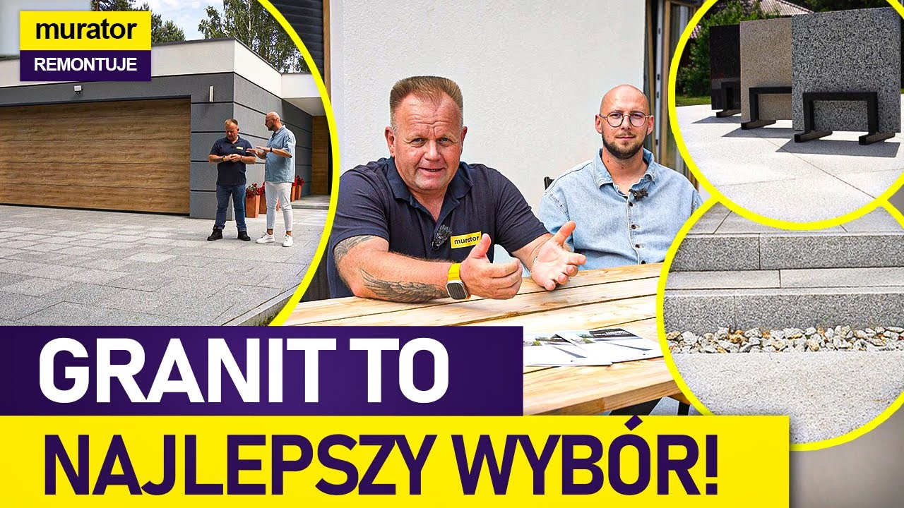Płyty granitowe na taras &ndash; Wiesiek Skiba sprawdza I MURATOR REMONTUJE