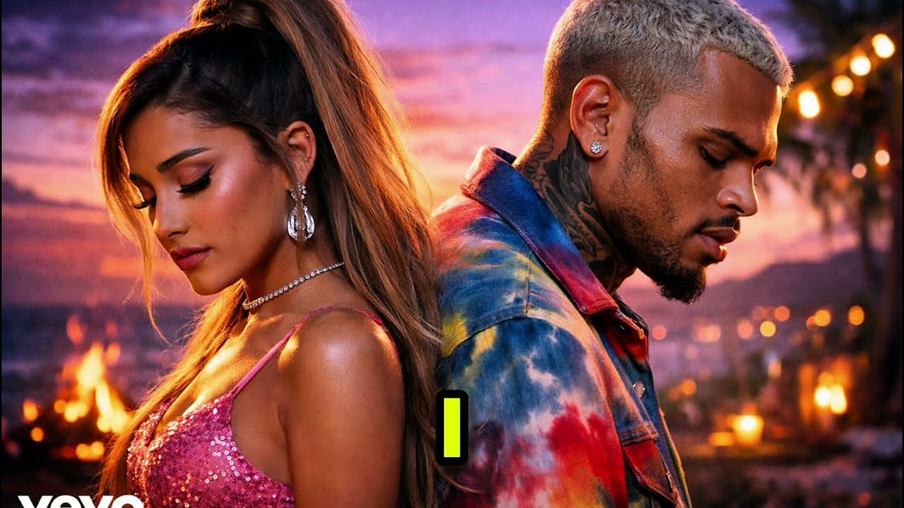 Ariana Grande & Chris Brown - Lighter Without You (Lyrics Video)