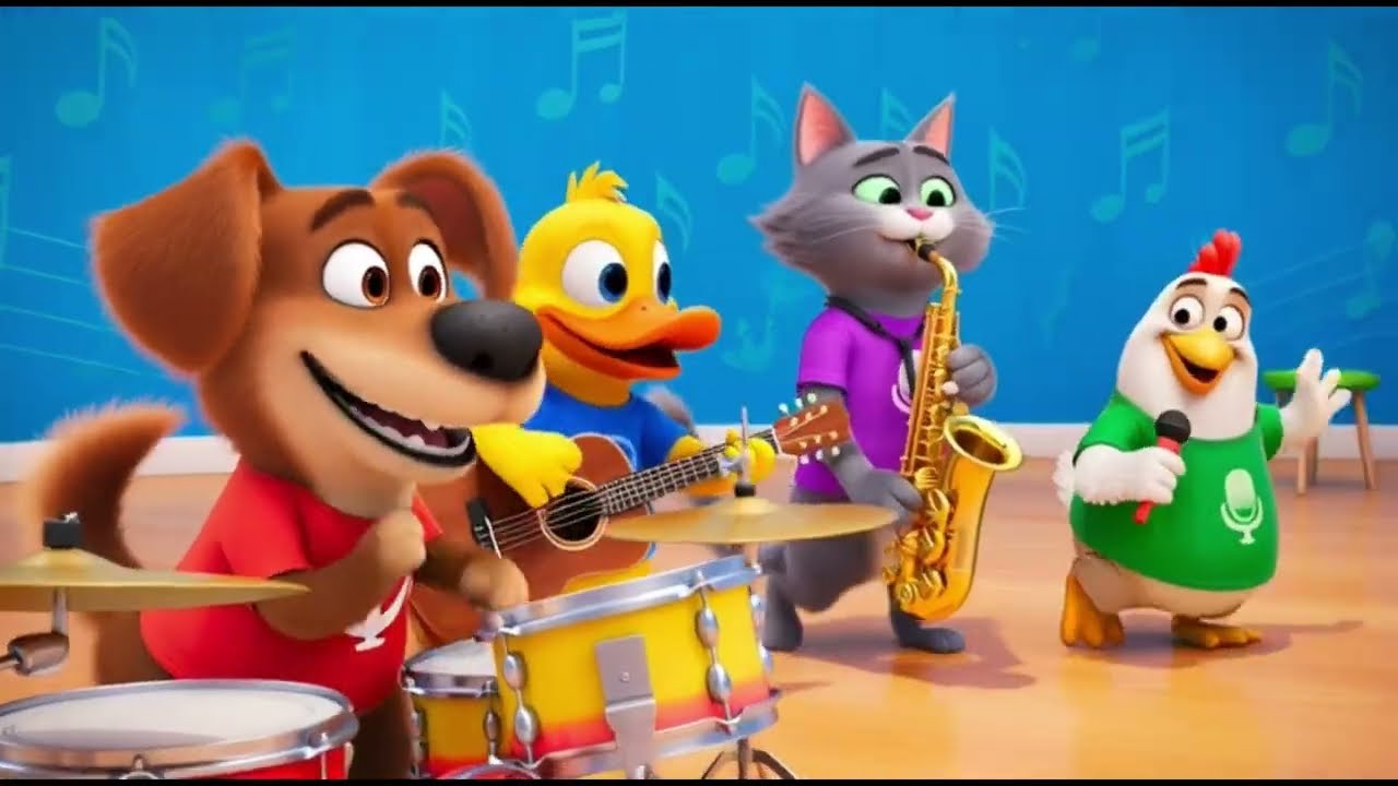 Zatańcz z nami! 🦁 Leśna orkiestra gra hit dla dzieci: Muzyczna Paka (Zachęca do ruchu)