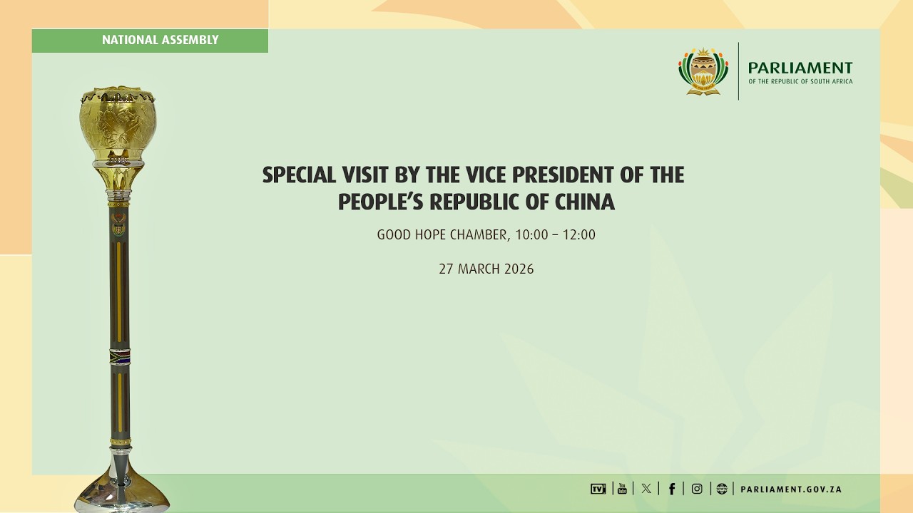 Special visit by the Vice President of the People&rsquo;s Republic of China, 27 March 2026