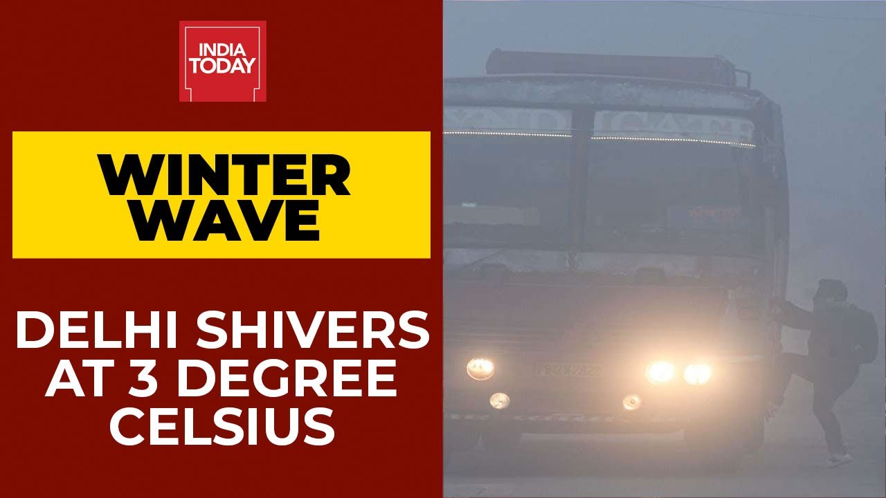 Delhi Records Season&rsquo;s Lowest Temperature At 3.1 Degrees Celsius; Cold Wave To Continue Till Jan 7