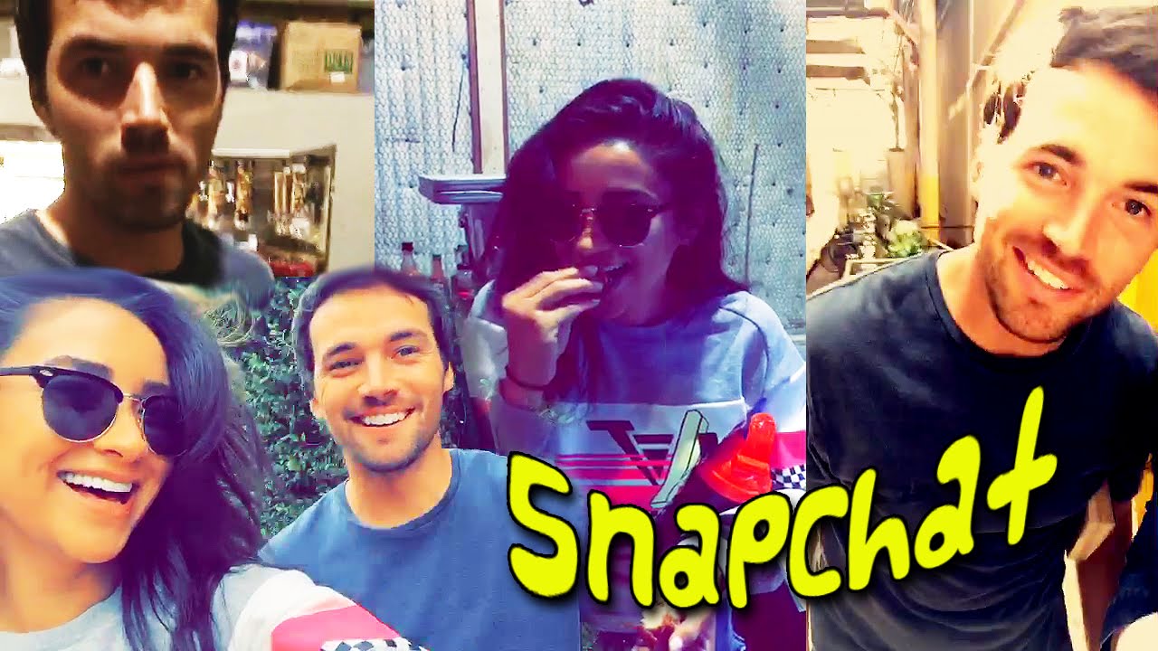 Shay Mitchell's Snapchat with Ian Harding | 22 July 2015
