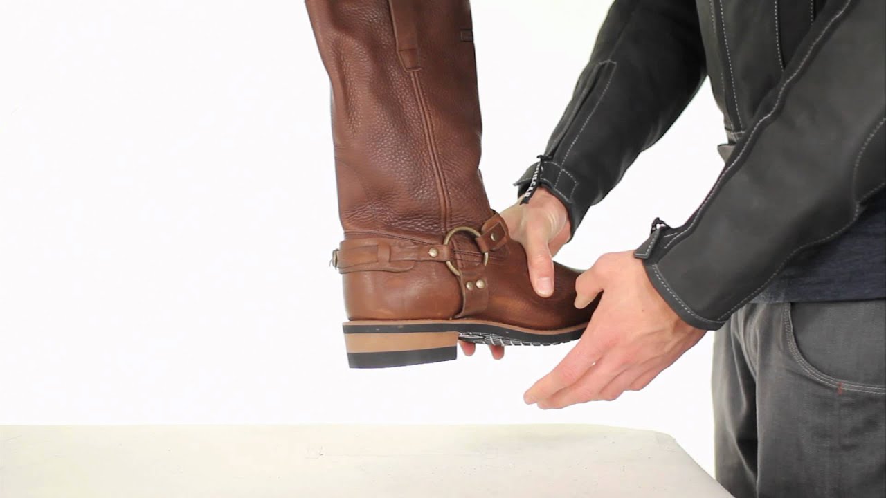 1481 Xelement Men's Crushed Super Harness Boots at LeatherUp.com