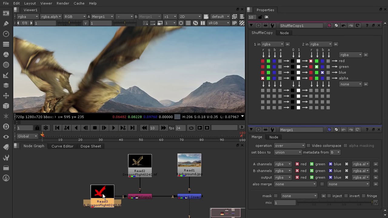 Premultiplication in NUKE