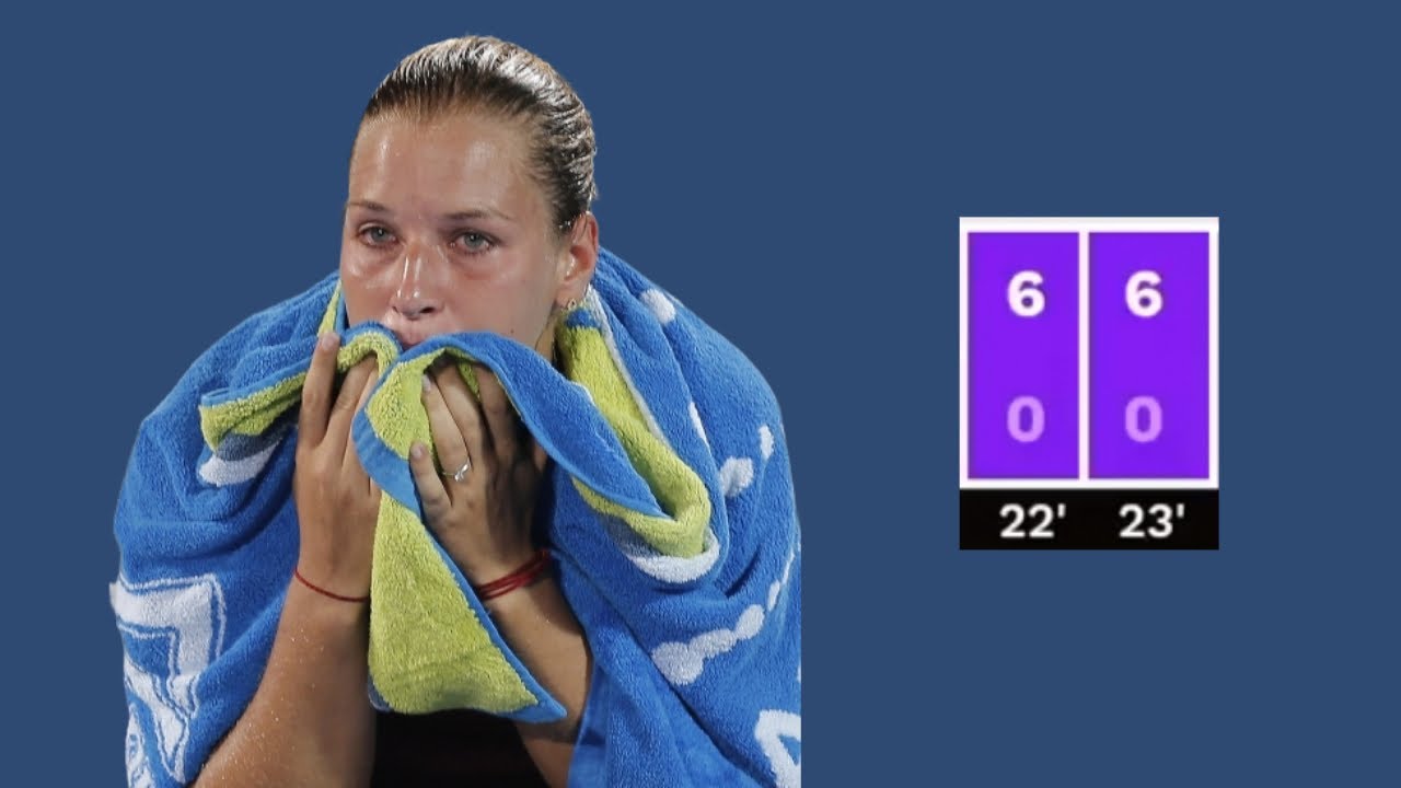 BIGGEST Humiliation in WTA Tennis History Part 1(SHOCK)