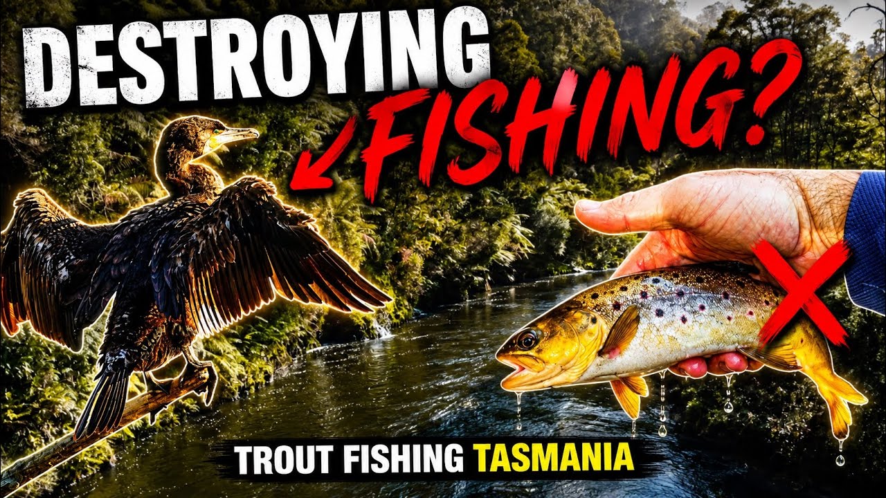 Have Cormorants destroyed Tasmania's river fishing? Trout Fishing Tasmania