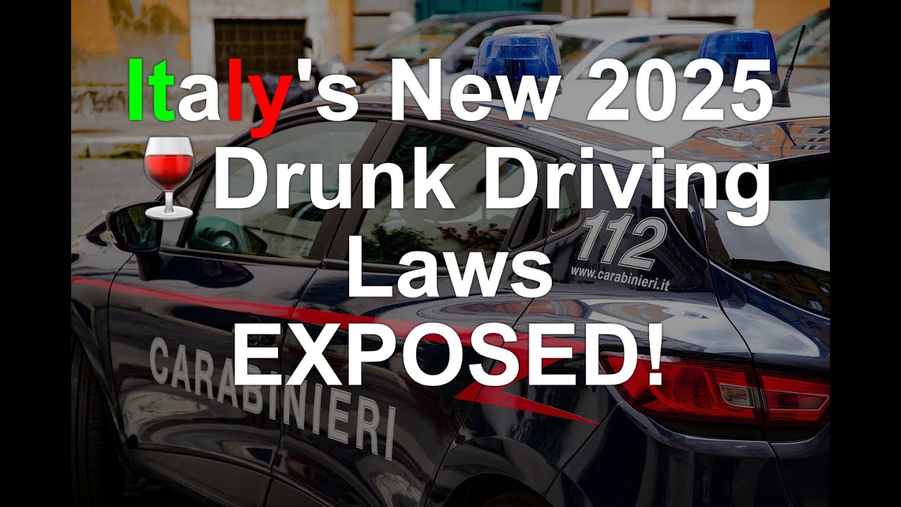 🇮🇹 Italy’s NEW 2025 🍷 Drunk Driving Laws EXPOSED: Save Your Vacation 🏝️ from Fines 💶 & Jail
