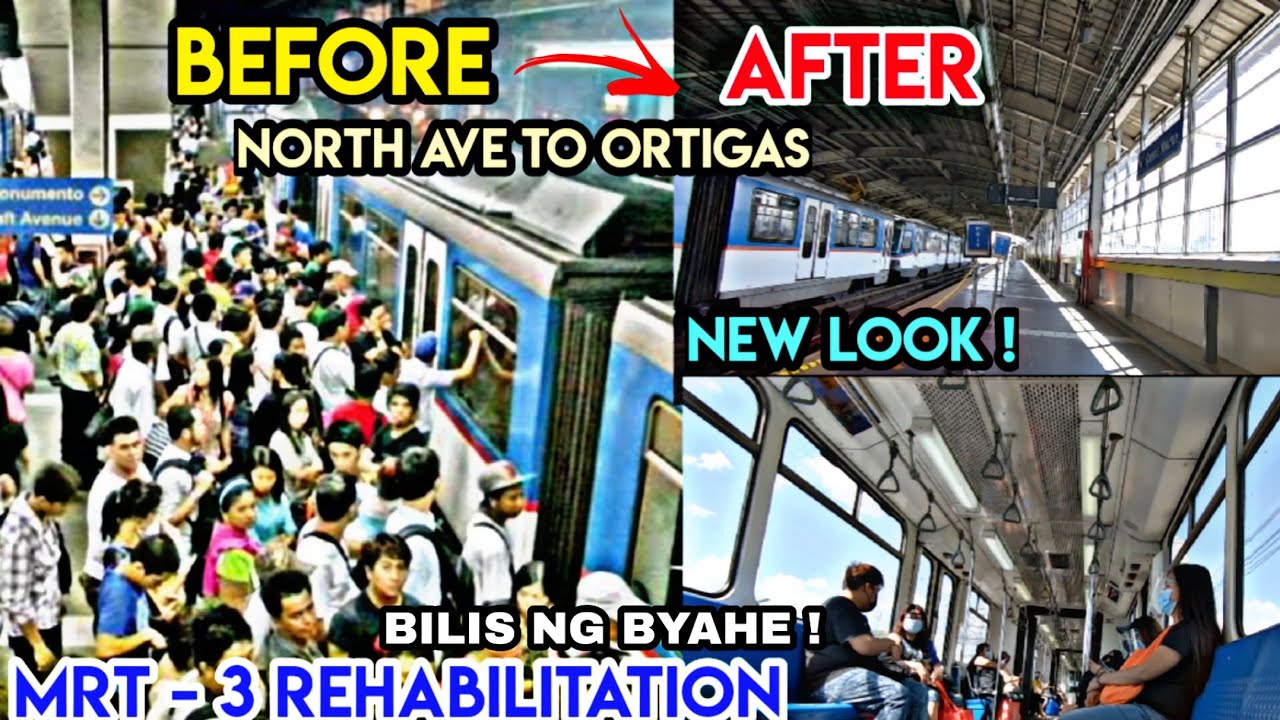 REHABILITATION NG MRT LINE 3 NEW LOOK AT MODERN NA | BILIS NG BYAHE | QUEZON AVE TO ORTIGAS|NOV 2020