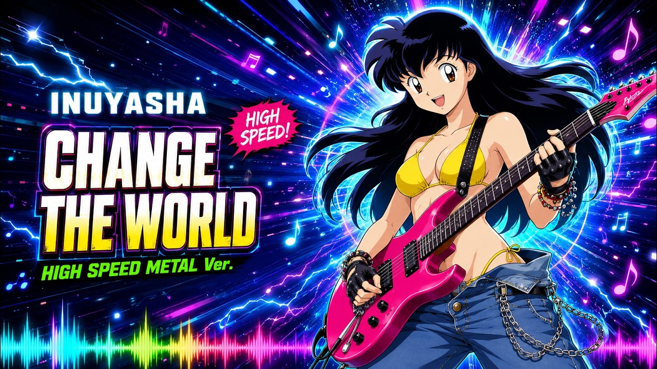 Inuyasha - Change the World (High Speed Metal / Epic Version) | El Mundo He de Cambiar | 犬夜叉 [AI]