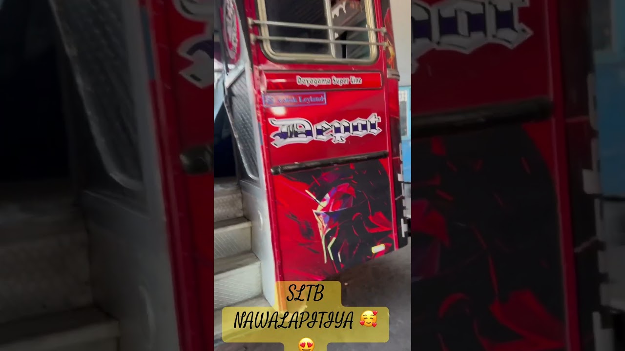 Fully sticker bus #SLTB  Nawalapitiya🥹🥰😍#shorts
