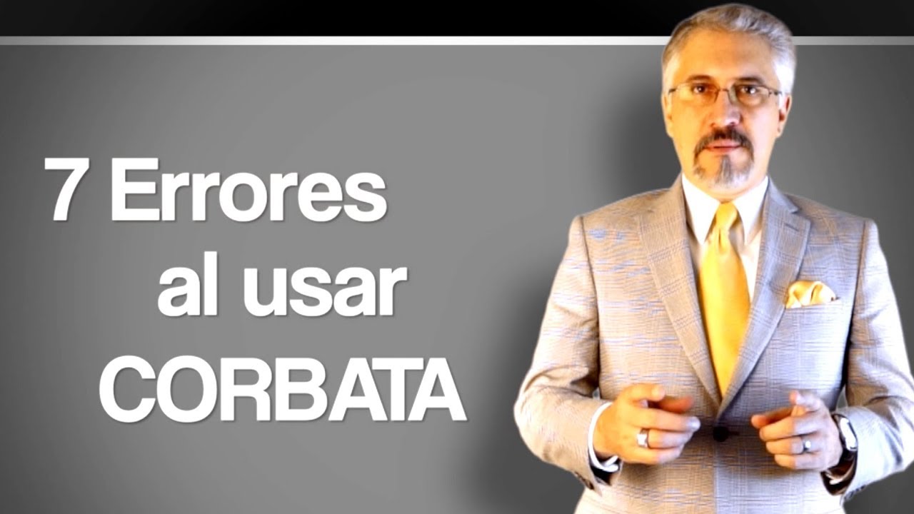 7 errores al usar corbata