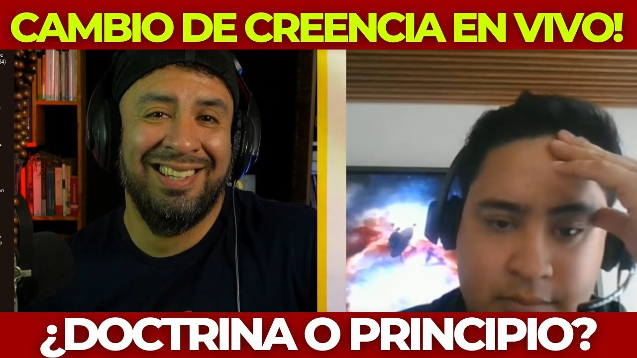 INSOLITO!!! Protestante CAMBIA DE CREENCIA en vivo!! Sola Scriptura ¿Es un principio o una doctrina?