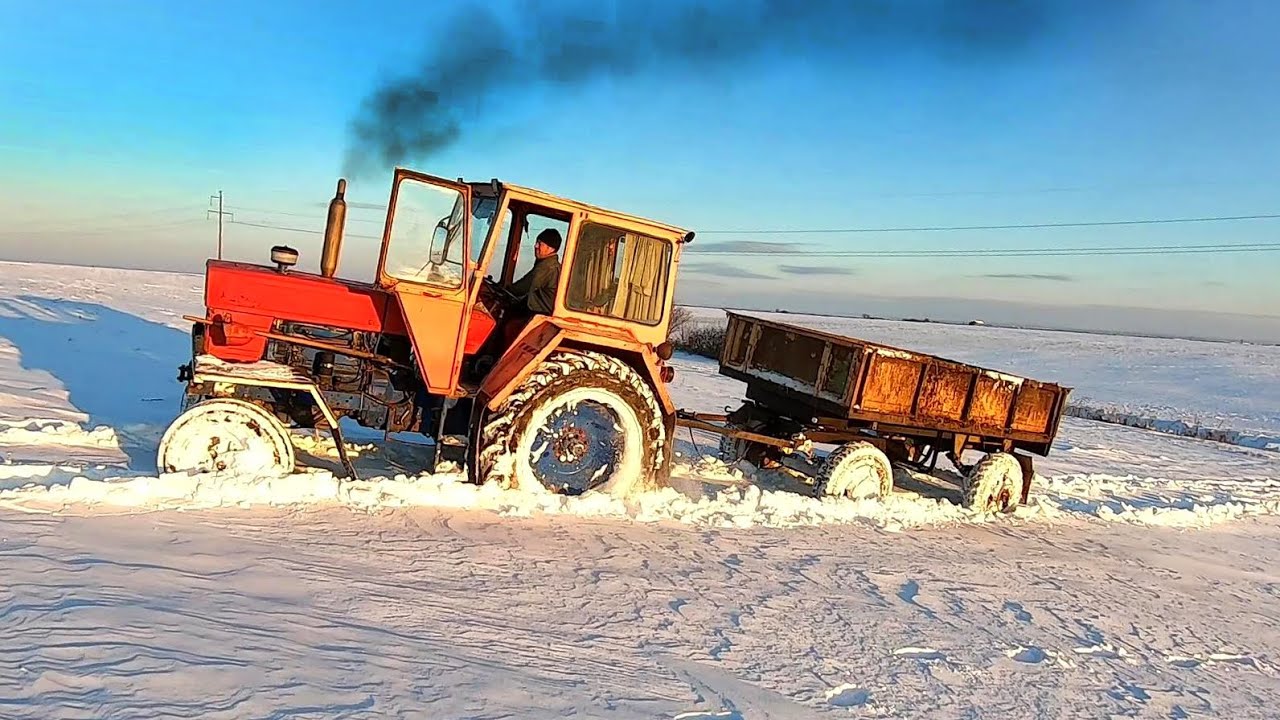 Winter test ❄💨🚜 Tractor UTB 643 4x4 & UTB 650