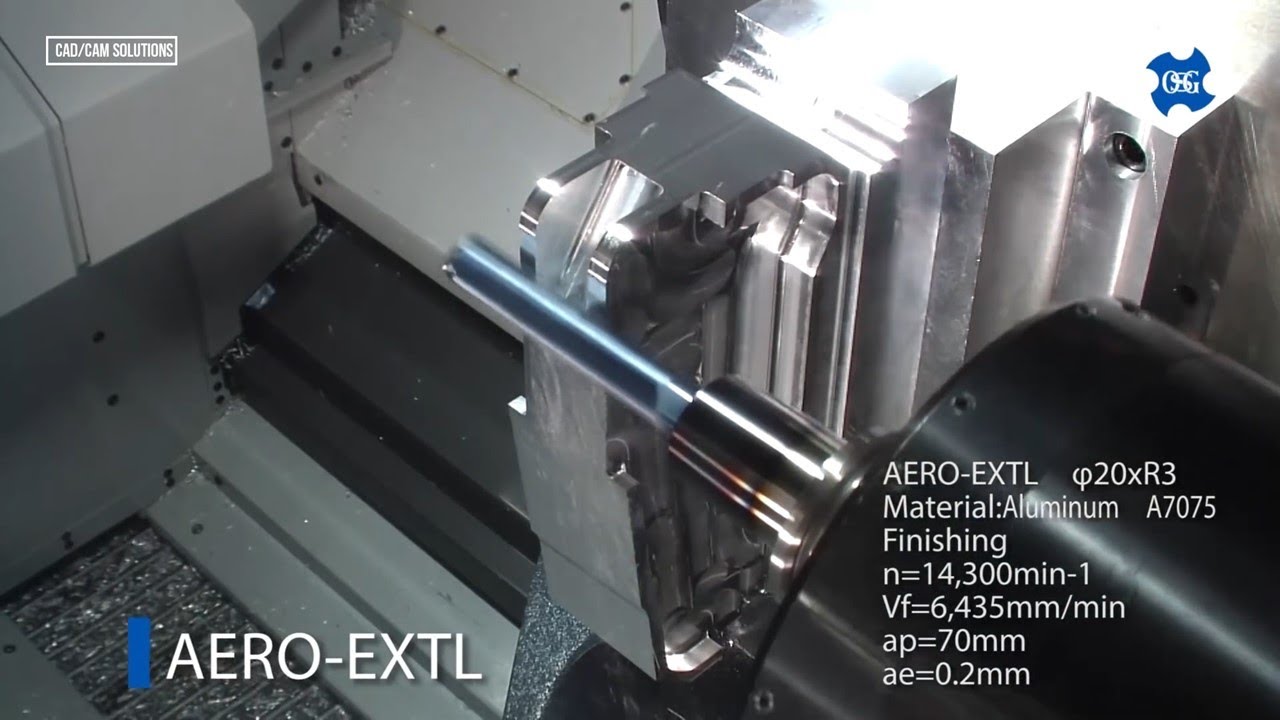 Incredible aluminum machining with excellent cutting tools Aerospace machining