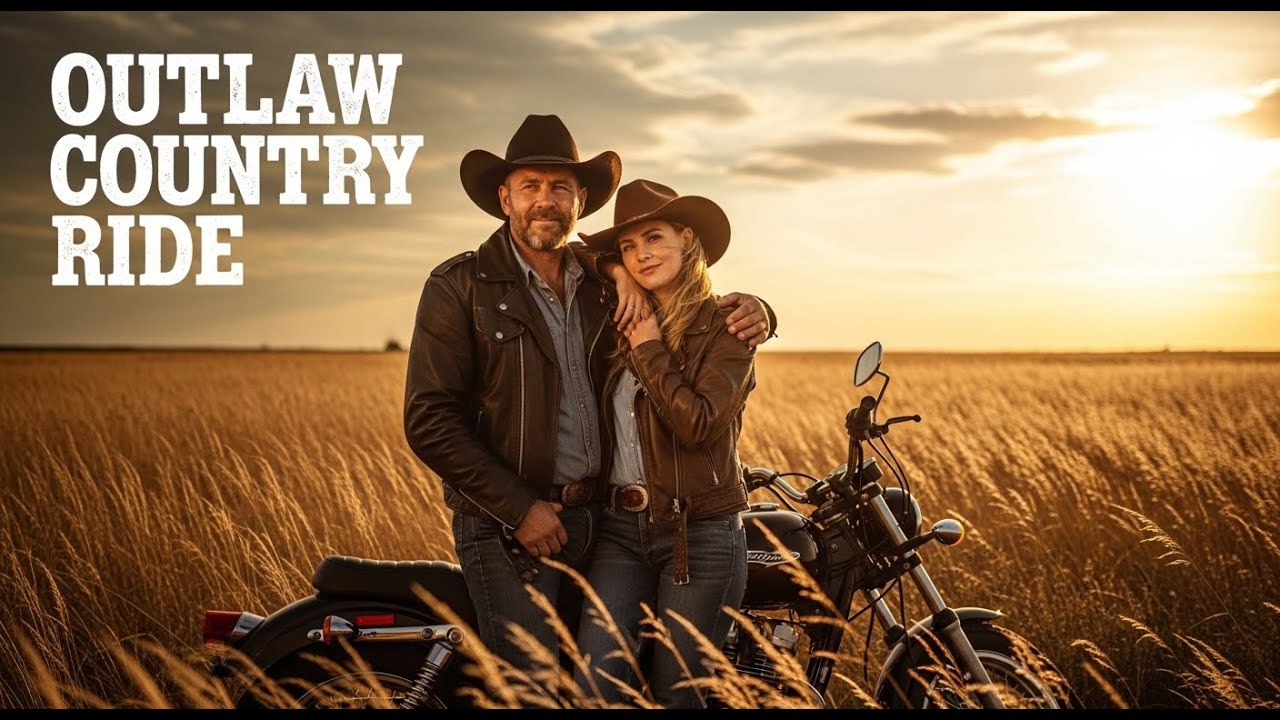 Outlaw Country Ride 🎶 Country Love Under Open Skies 🎸 Slow Ride, Country Hearts