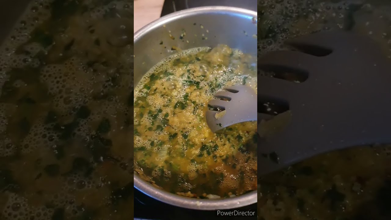 Recette boulgour et épinard  طريقة برغل بالسبانخ 
