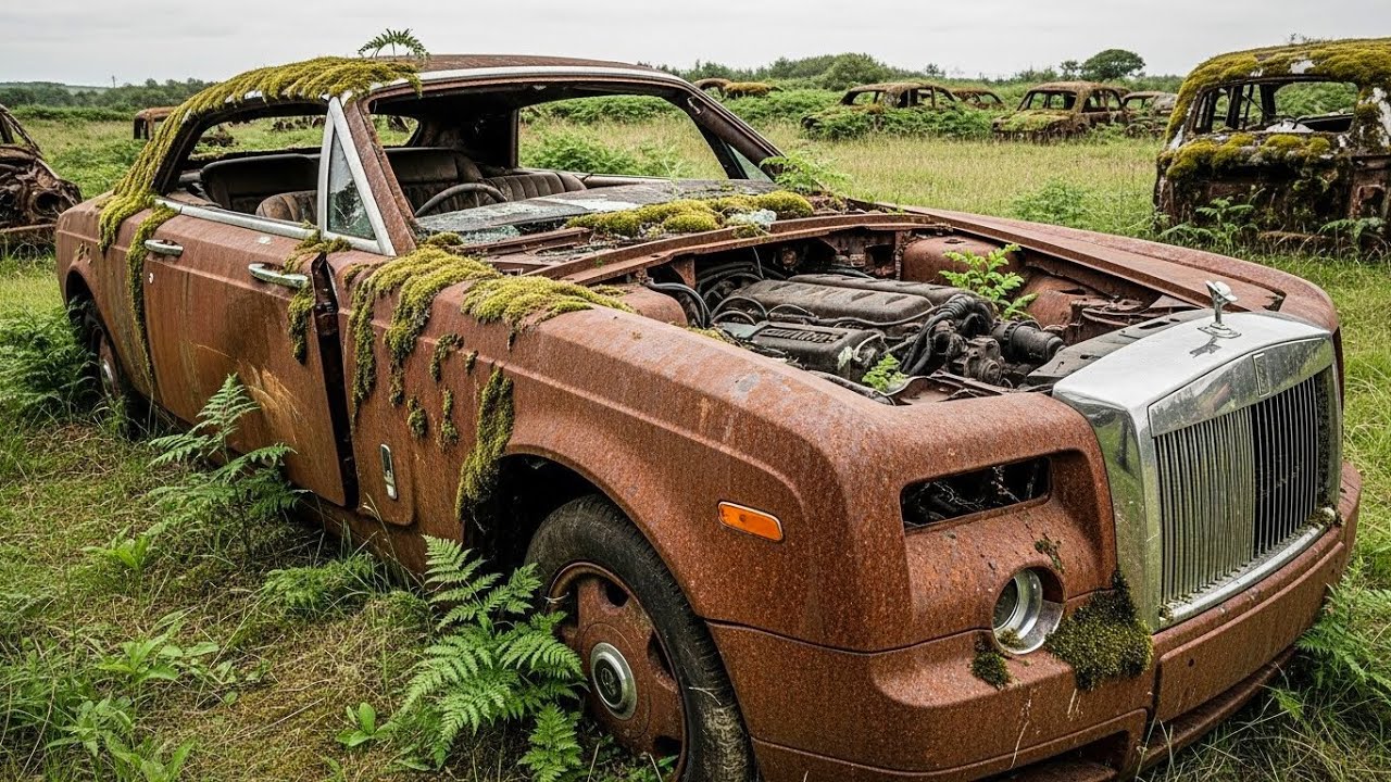 ASMR Car Restoration! Restoring a Rolls-Royce La Rose Noire Droptail from Ruined to Like New