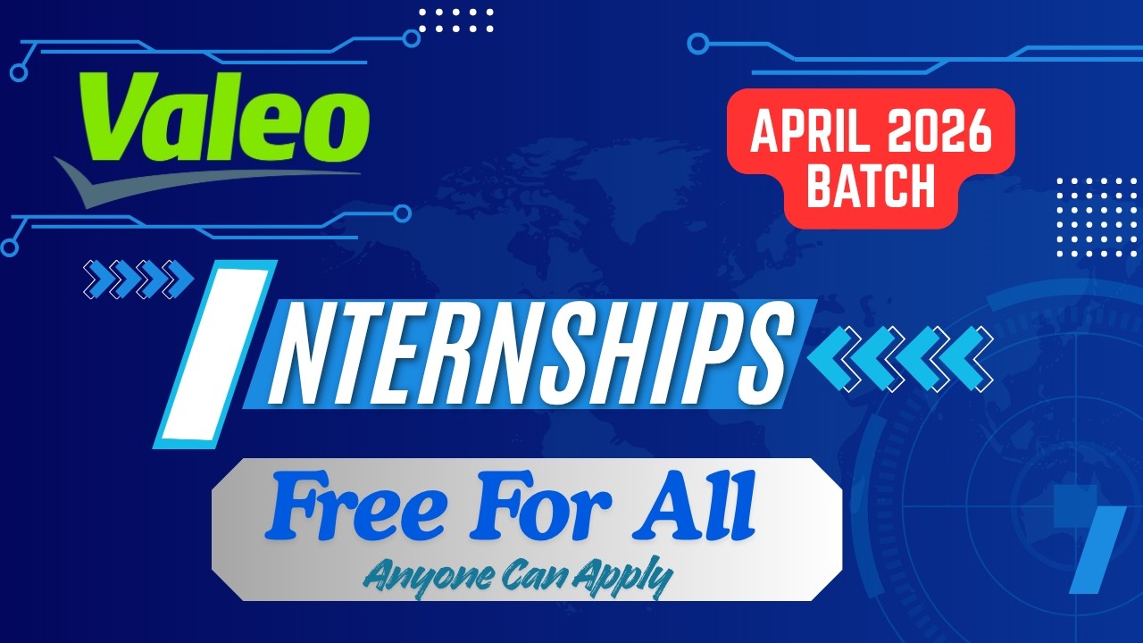 Don&rsquo;t Miss This VALEO Internship 😱 | Apply NOW!