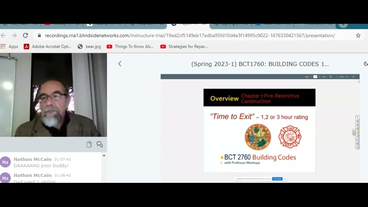Building Codes Certification ~ Section 700 Fire Restrictive Rating ~ FSW drafting