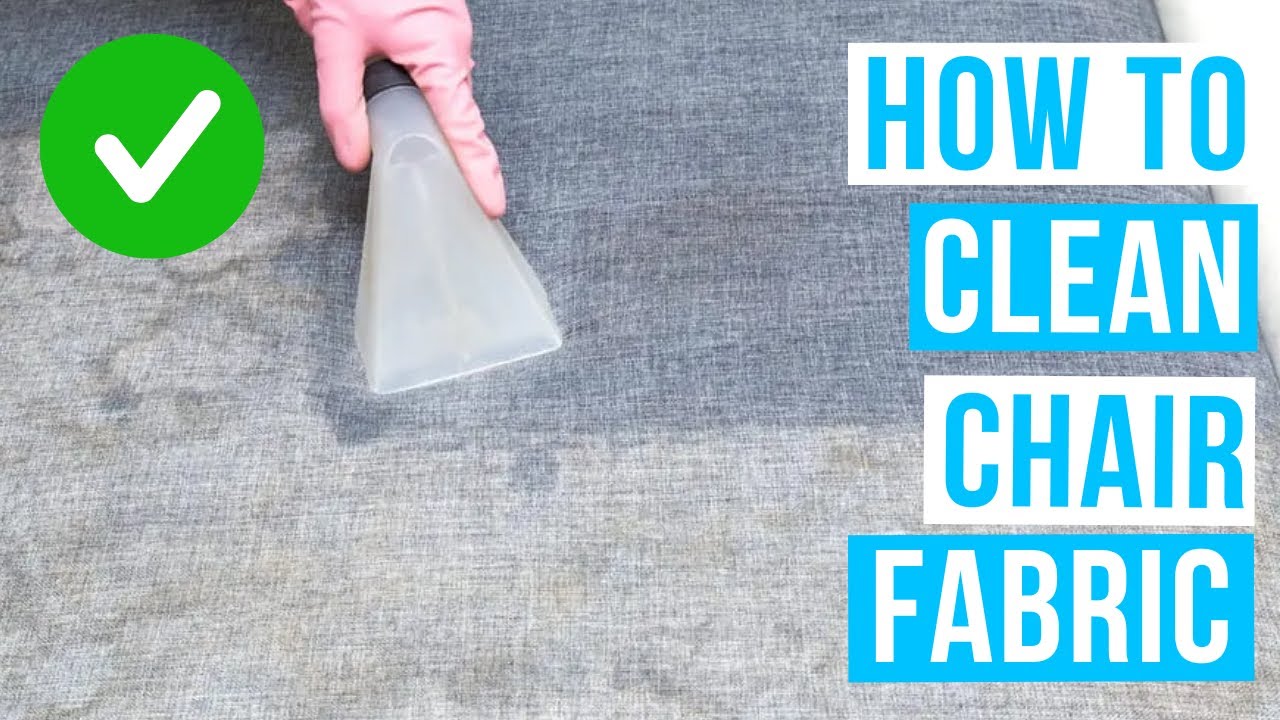 How to CLEAN CHAIR FABRIC | Upholstery cleaning!