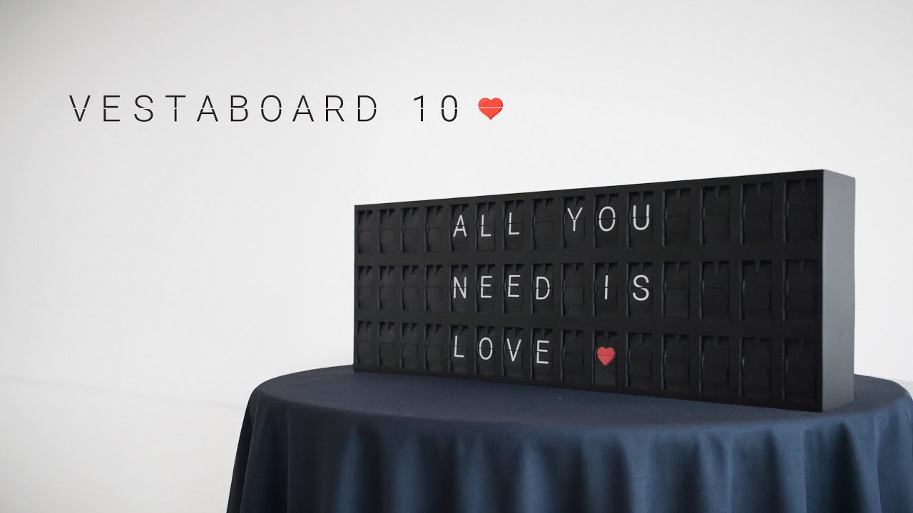Vestaboard 10 Year Anniversary